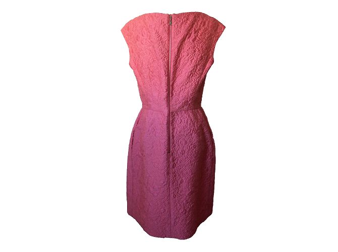 Vestido sin mangas de seda y algodón rosa Louis Vuitton - vista 2