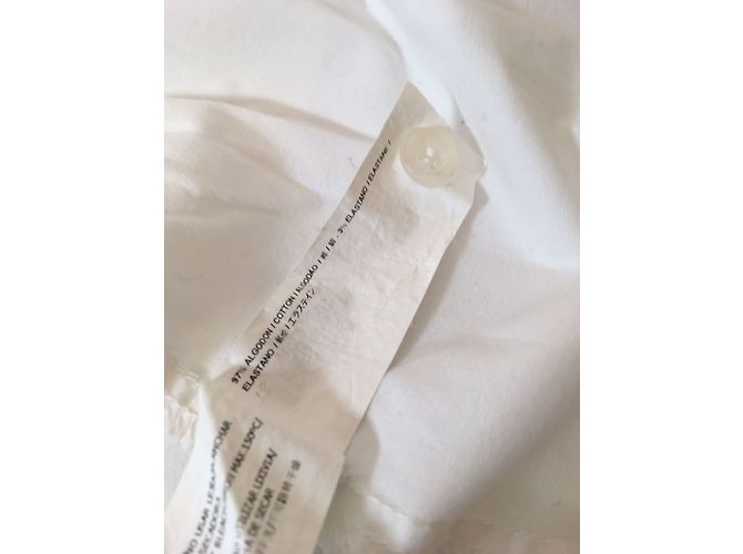 Camicia Adolfo Dominguez Bianca in Cotone Maniche 3/4 40IT Bianco - vista 3