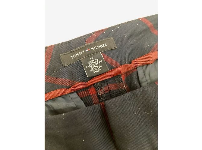Completo pantalone Tommy Hilfiger Check Rosso Blu Blu navy - vista 6