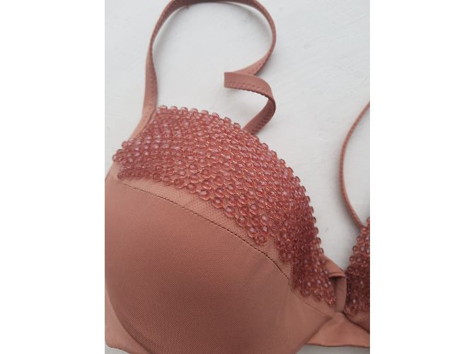 La Perla Sujetador Push-up con Strass Rosa - vista 3