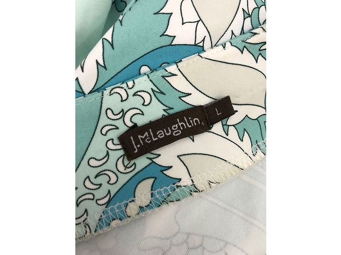 Autre Marque J. Mclaughlin Kleid aus Nylon Hellblau L - Ansicht 5