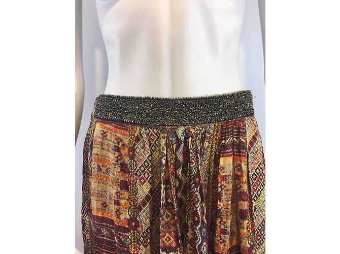 Autre Marque Falda Lola and Maria con estampados étnicos en viscosa - vista 2