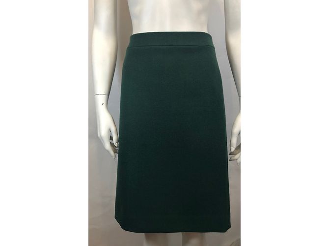 Falda de lana verde de largo medio J.Crew Talla 8US - vista 4