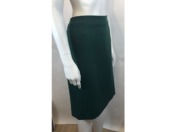 Falda de lana verde de largo medio J.Crew Talla 8US - vista 5