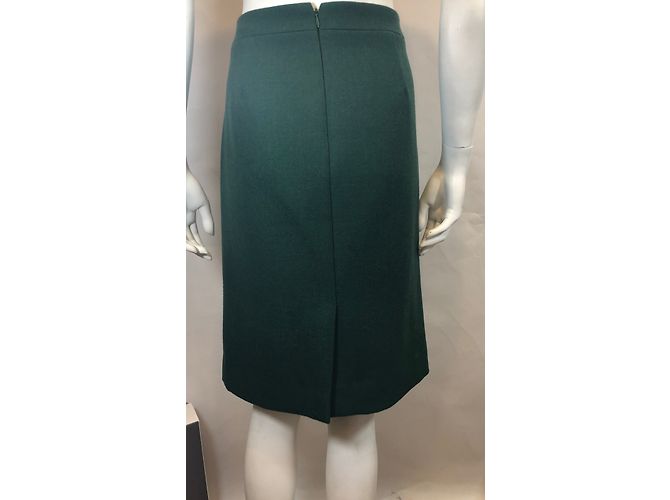 Falda de lana verde de largo medio J.Crew Talla 8US - vista 6