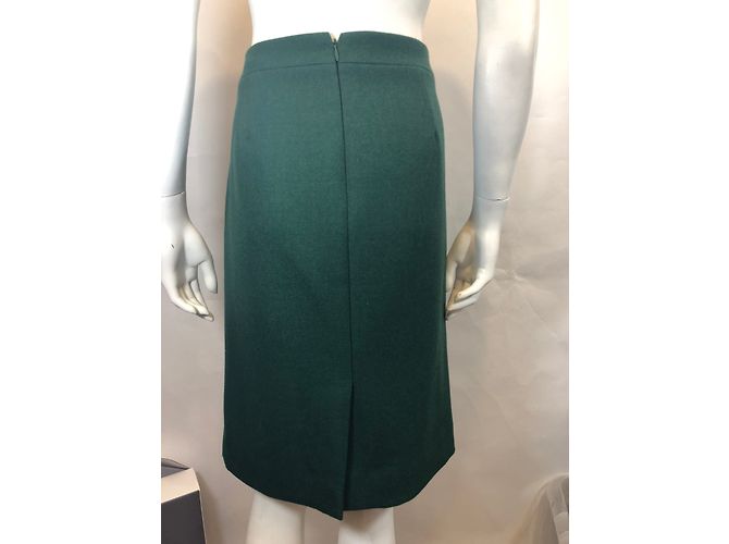 Falda de lana verde de largo medio J.Crew Talla 8US - vista 7