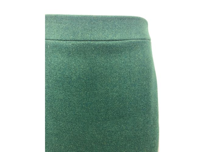 Falda de lana verde de largo medio J.Crew Talla 8US - vista 8