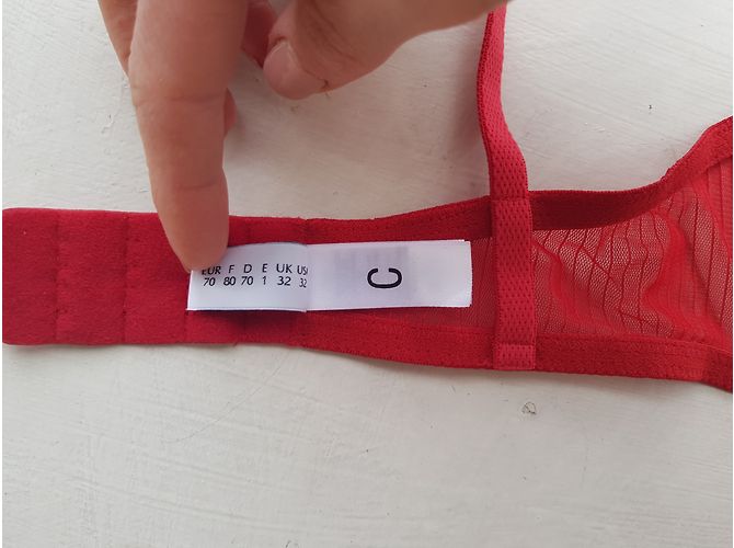 La Perla Sujetador de encaje rojo Talla 1C Roja - vista 6