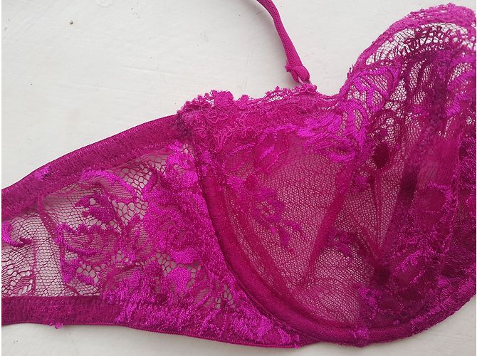 Sujetador de encaje La Perla Fucsia Púrpura - vista 4