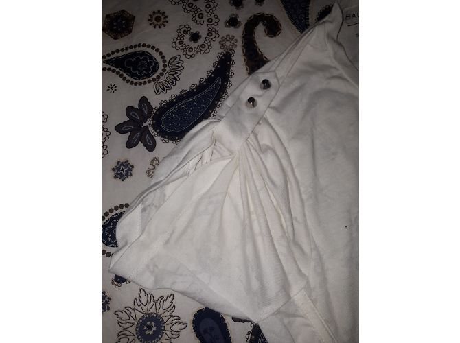 Top Balenciaga de algodão branco - vista 3