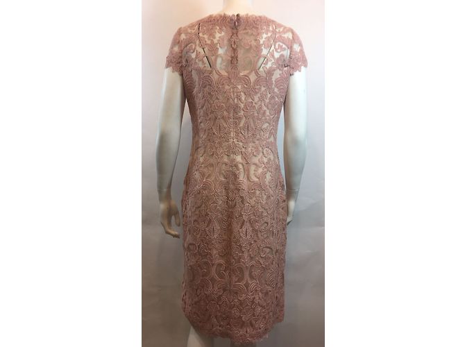 Tadashi Shoji Besticktes Kleid Hellrosa Pink - Ansicht 2