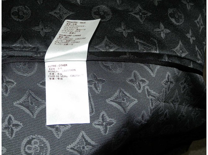 Louis Vuitton Gabardinas Negro Gris - vista 9