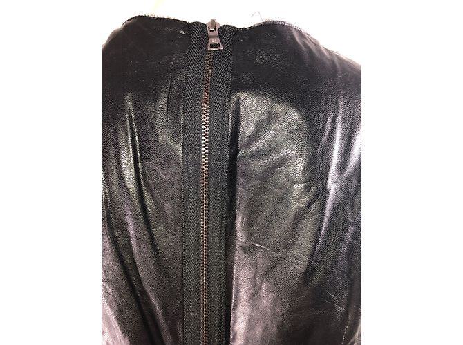 Top efecto cuero Bcbg Max Azria Negro M - vista 4