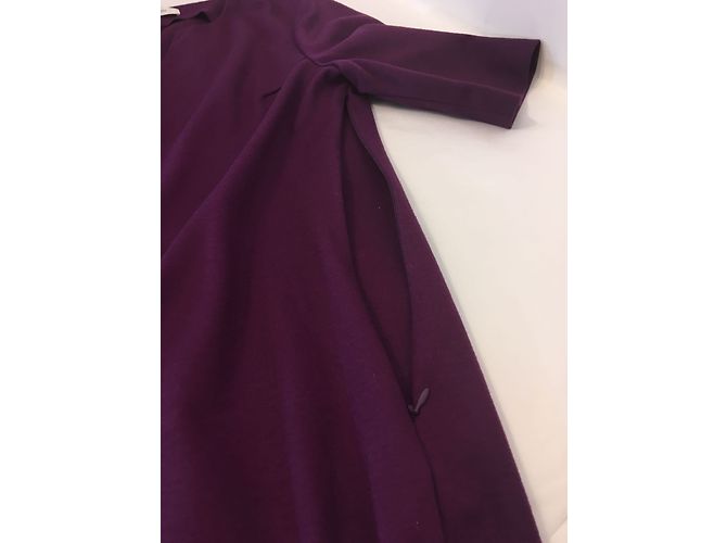 Vestido Diane Von Furstenberg de lana morado Púrpura - vista 5