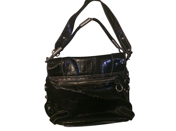 Borsa Guess in pelle nera Nero - vista 2