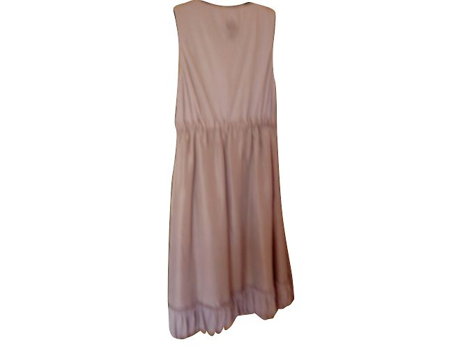 Gianfranco Ferré Seidenkleid Fleischfarben - Ansicht 2