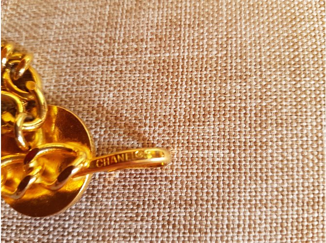 Chanel Cadena de oro / collar Dorado - vista 6