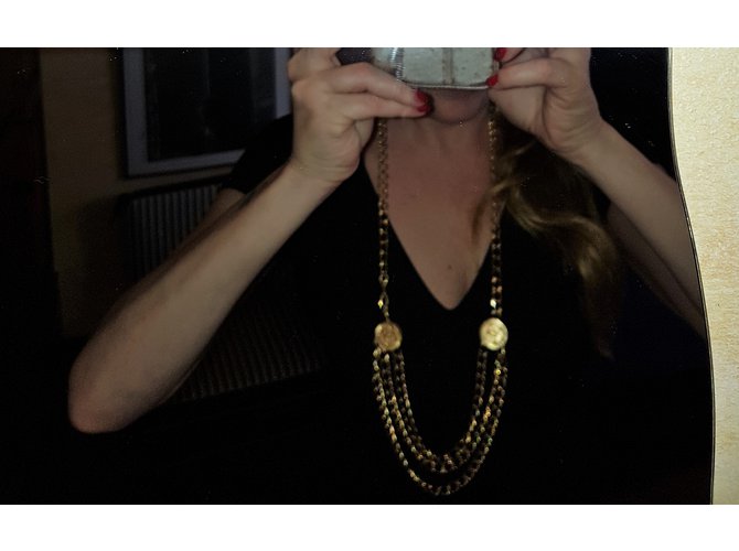 Chanel Cadena de oro / collar Dorado - vista 8