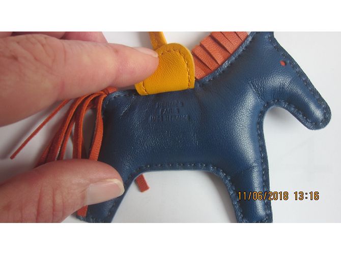 Hermès Rodeio Grigri Azul - vista 4