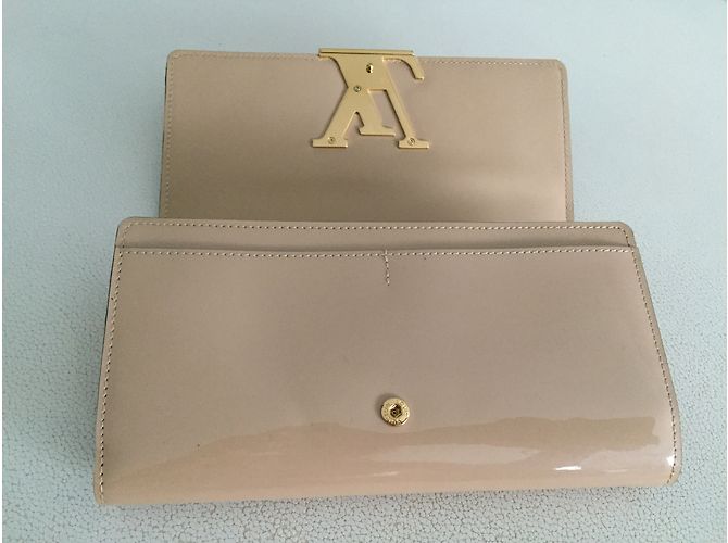 Louis Vuitton Louise Brieftasche Beige - Ansicht 4