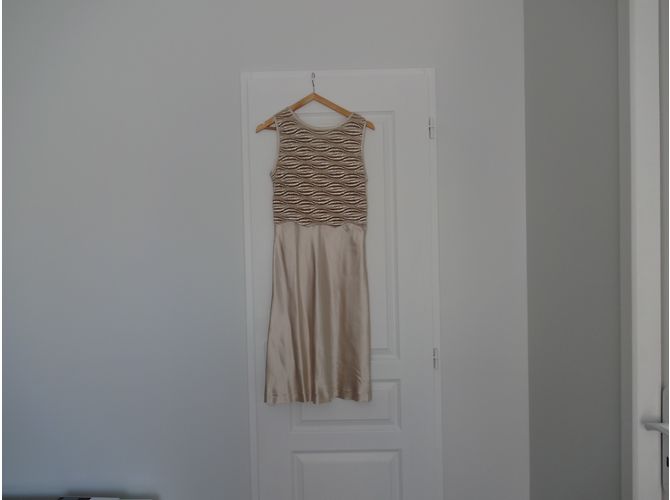 Autre Marque Jiki Monaco Kleid aus Satin Rosa Pink - Ansicht 4