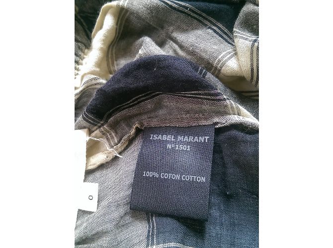 Pantalones harem Isabel Marant Etoile marrón beige algodón Castaño - vista 6