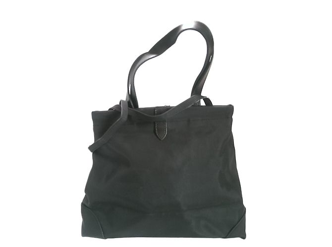 Borsa a mano Aridza Bross in tela nera Nero - vista 2