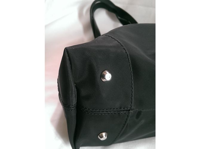 Borsa a mano Aridza Bross in tela nera Nero - vista 5