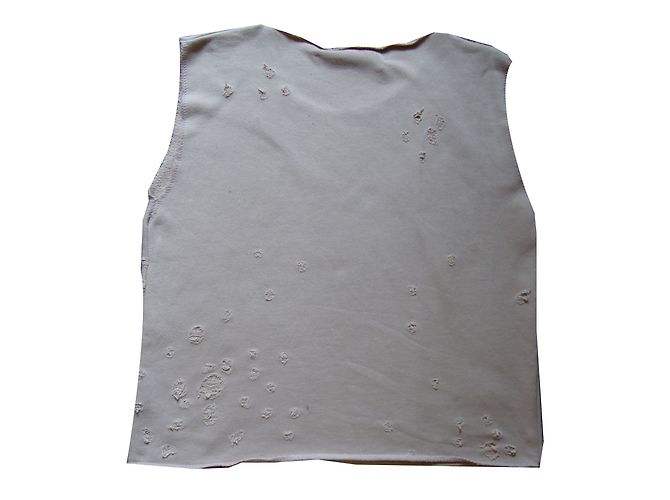 Autre Marque Camiseta de algodón rosa cuello redondo - vista 2
