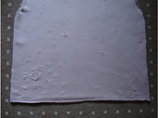 Autre Marque Camiseta de algodón rosa cuello redondo - vista 5