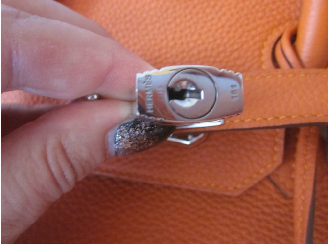 Hermès Birkin 35 Orange - Ansicht 7