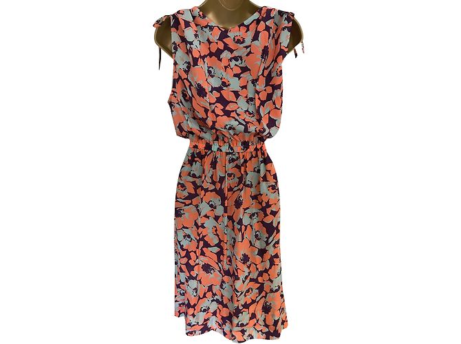 Robe 100% Soie Gérard Darel Taille 40 - Imprimé Animal - Style Trapèze - Occasion Très Bon état
