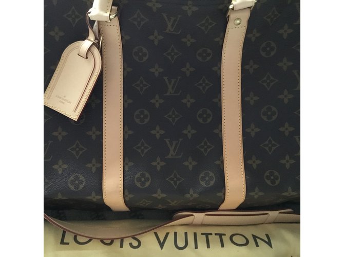 Louis Vuitton keepall 60 Beige - vista 3