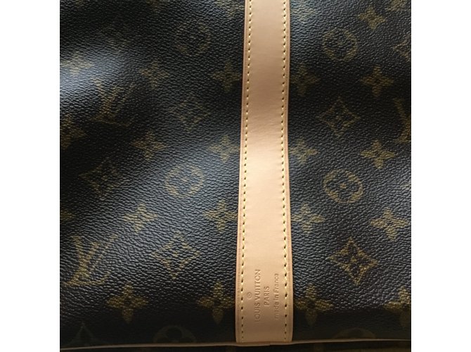 Louis Vuitton keepall 60 Beige - vista 4