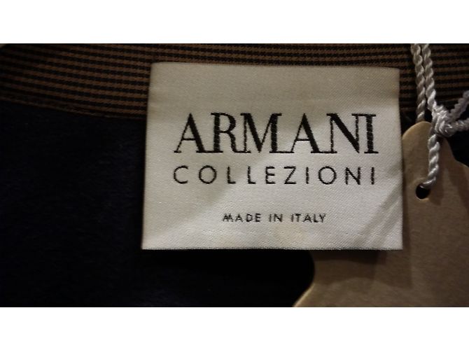 Armani Trench Taupe de Poliamida Gris pardo - vista 4