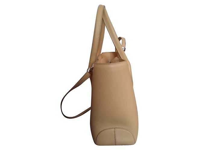 Borsa a mano Tod's D-Bag Beige in pelle vernice - vista 2