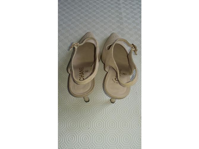 Chanel Tacones Beige - vista 6