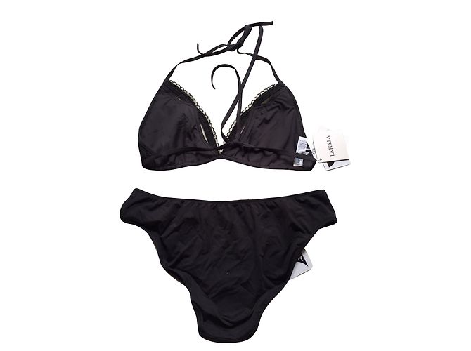 Bikini La Perla Negro de Poliamida Talla 48 - vista 2