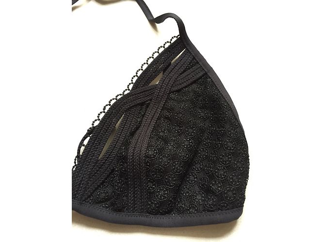 Bikini La Perla Negro de Poliamida Talla 48 - vista 3