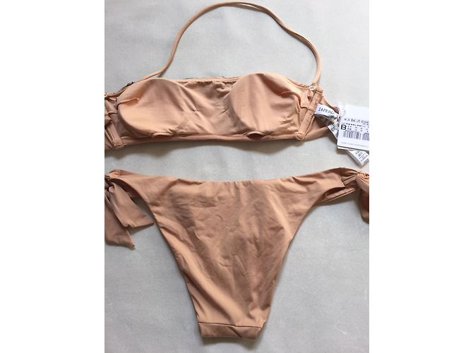 La Perla Bikini Beige mit Pailletten - Ansicht 3