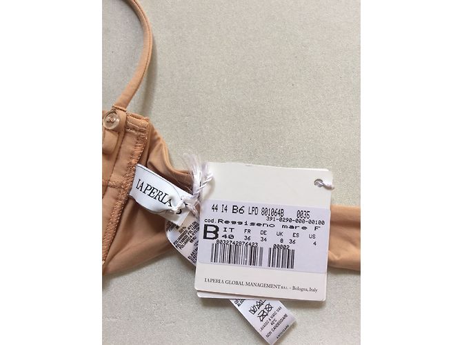 La Perla Bikini Beige mit Pailletten - Ansicht 4