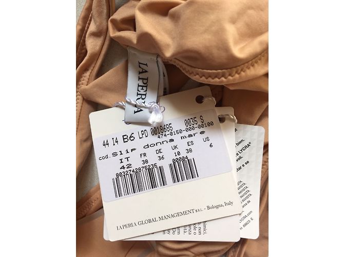 La Perla Bikini Beige mit Pailletten - Ansicht 5