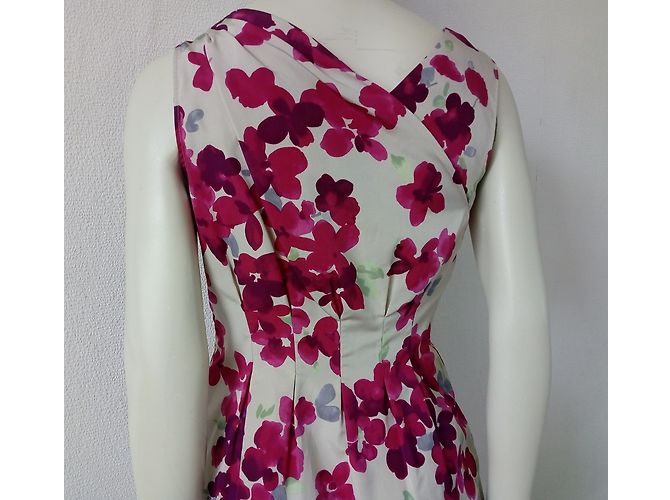 Vestido de cóctel Moschino Cheap And Chic de seda floral - vista 4