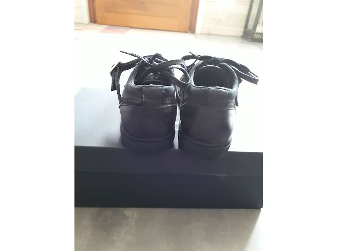 Sneakers The Kooples in cotone nero - vista 3