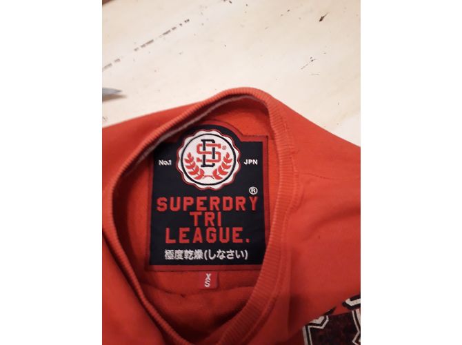 Autre Marque Sudadera Superdry Naranja de Algodón - vista 3
