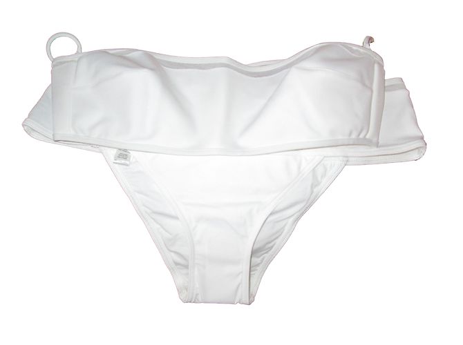 La Perla High Waist Bikini Oberteil Weiß - Ansicht 2