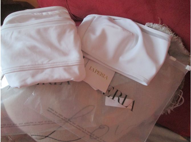 La Perla High Waist Bikini Oberteil Weiß - Ansicht 6