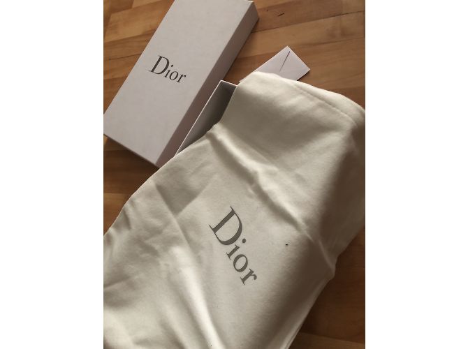 Bailarinas Dior Jales Taupe en Cuero 38.5 - vista 7