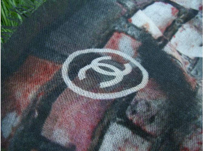 Chanel Cachecol Multicor - vista 3