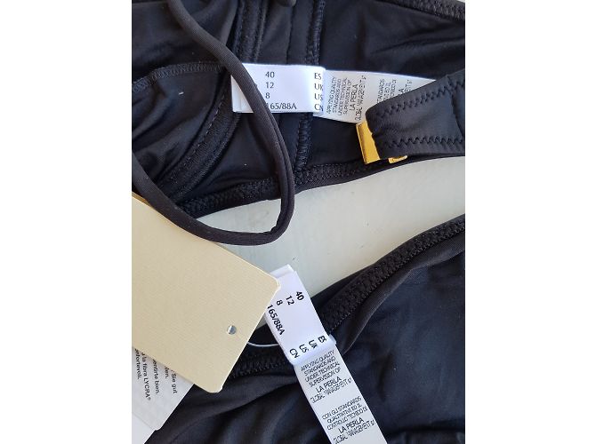 La Perla Badeanzug Schwarz Größe 44 - Ansicht 4
